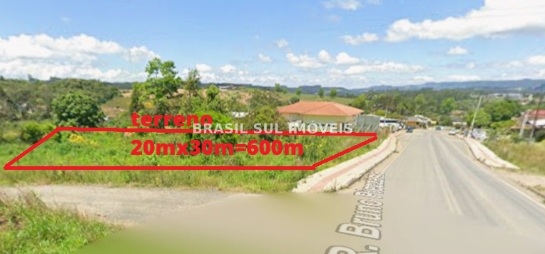 Terreno (esquina) 600m² Centro Santa Terezinha SC
